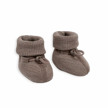 Baby Booties, Merinowolle, Smallstuff, Nature