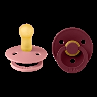  Bibs Colour, Dusty Pink/ Elderberry,  Latex, Ab 6 Monate, 2 Stück