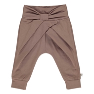 Cozy Me Bow Pants Baby, Müsli, Brown Sugar, 56 cm