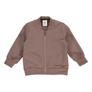 Sweat Zip Jacket Baby, Müsli, Brown Sugar, 68 cm