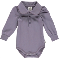 Cozy Me Puff Shirt Body, Müsli, Lilac Fog, 62 cm