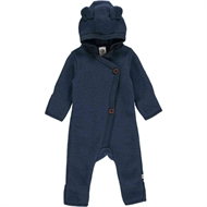 Woolly Fleece Suit, Wolle, Müsli, Night Blue