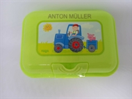 BASAR Brotdose Traktor mit den Namen ANTON MÜLLER, Haba