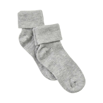 Babysöckchen, Minymo, Light Grey Melange (2 Paar) (130)