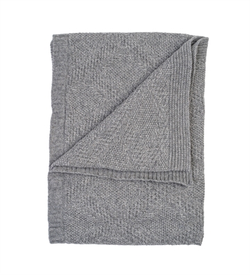 Baby Wolldecke, Nørgaard Madsen, Grau, 75/100 cm (Nr. 414)