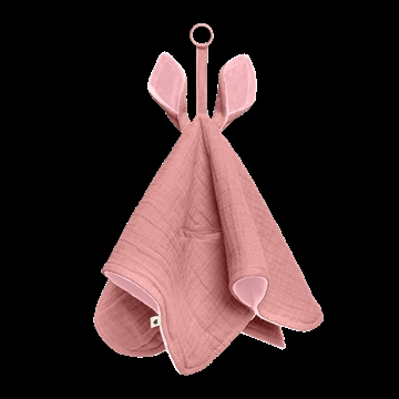 Schmusetuch Kangaroo Bibs, 40 x 40 cm, Dusty Pink / Baby Pink