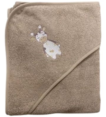 Kapuzenhandtuch 75x75 cm, Kuh, Nørgaard Madsen, Sand