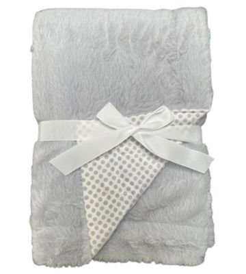 Babydecke 80x110 cm grau mit Punktenmuster von Nørgaard Madsen