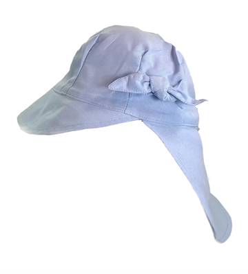 Schirmmütze mit Nackenschutz, Pippi, hellblau, 62 cm