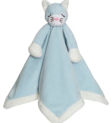 Schmusetuch Katze, Teddykompaniet, Hellblau