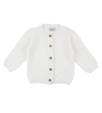 Babyjäckchen - Cardigan Infinity, Fixoni, Off White