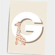 Giraffe, Poster, kinderzimmer, kinderposter, baby, rahmen