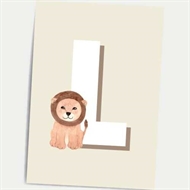 Löwe, Poster Kinderzimmer, Karte, Babyzimmer, baby