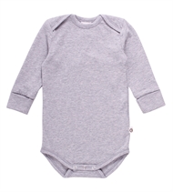 Body Cozy Me LAE, Müsli by Green Cotton, Pale Greymarl