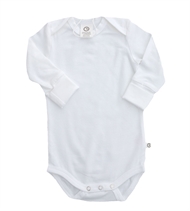 Body Cozy Me, Müsli by Green Cotton, weiß, langärmelig