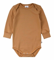 Body Cozy Me LAE, Müsli by Green Cotton, Toffee, langärmelig