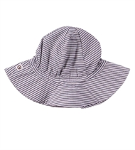 Woven Stripe Beach Hat, Müsli by Green Cotton, Blue Stripe