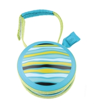 MAM Schnullertasche Streifen, türkis, Schnullerbox Pilz blau, Spiegelburg, Schnullerzubehör, Schnullertasche