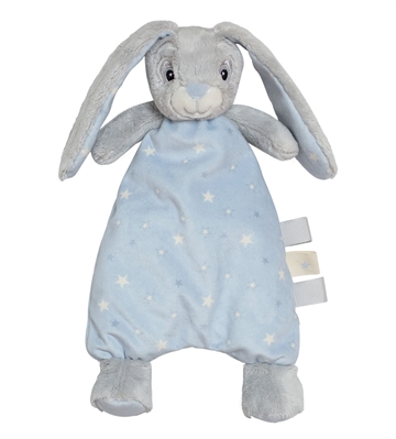 Schnuffeltuch My Newborn Star mit Füllung, Hase hellblau
