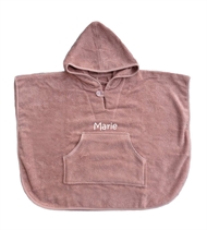 Badeponcho, Babyponcho mit Bestickung, Kinderponcho