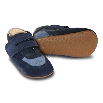 Hausschuhe Pom Pom® Beginners™ Velcro Sneaker, Navy