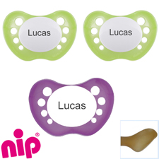 Pearly Green Nip,  anatomisch,  Latex,  Schnuller, Geschenke zur Geburt,  Schnuller,  Schnuller mit Namen, Sauger,  Laser Gravur