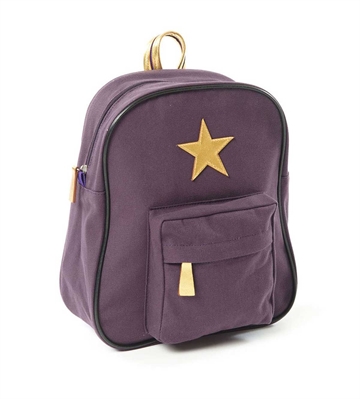 Kinderrucksack Star Kanvas, Smallstuff, Aubergine