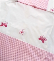 Kinderbettwäsche Schmetterling, rosa